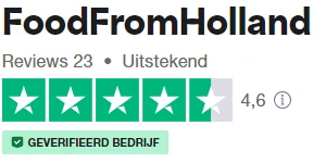 Reviews op onze website via TrustPilot - FoodFromHolland.eu